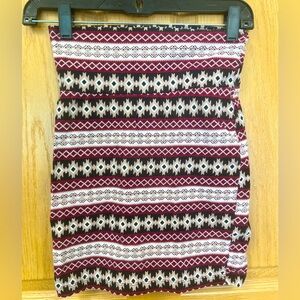 ♥️Fitted Tribal Mini Skirt